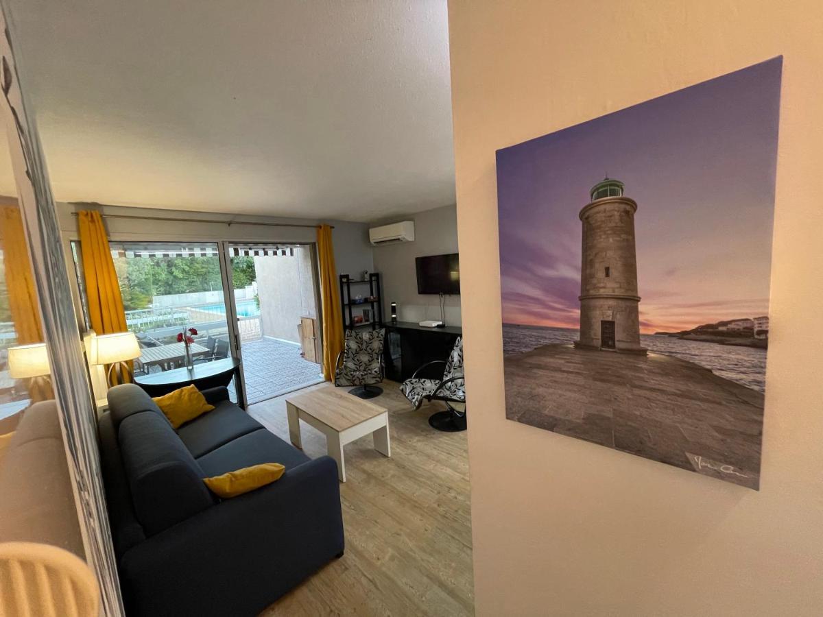 Le Solea - Cassis Centre Residence Le Club Avec Piscine Et Garage Pour 2-4 Personnes Eksteriør bilde